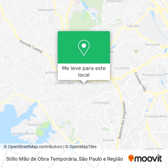 Stillo Mão de Obra Temporária mapa