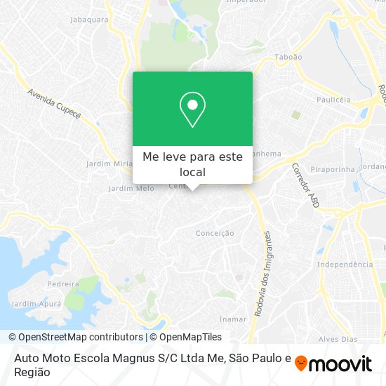 Auto Moto Escola Magnus S / C Ltda Me mapa