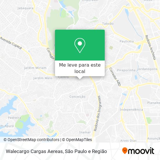 Walecargo Cargas Aereas mapa