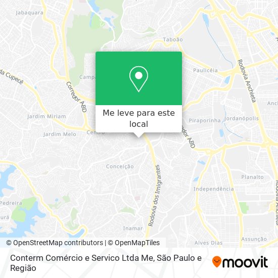 Conterm Comércio e Servico Ltda Me mapa