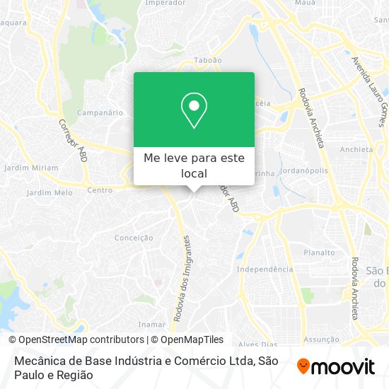 Mecânica de Base Indústria e Comércio Ltda mapa