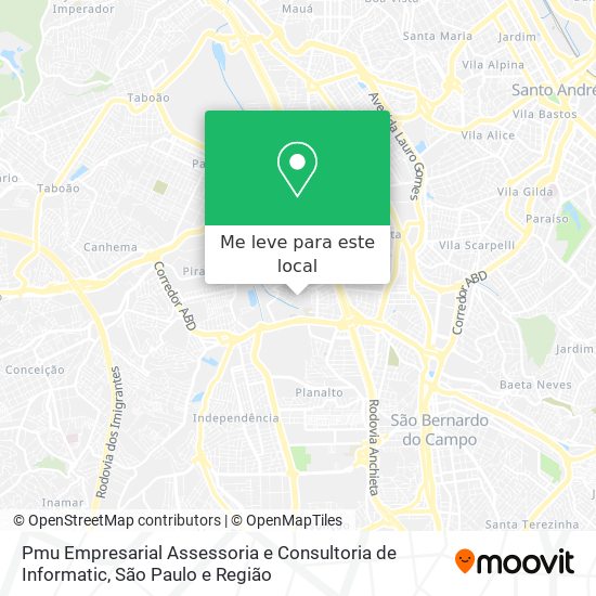 Pmu Empresarial Assessoria e Consultoria de Informatic mapa