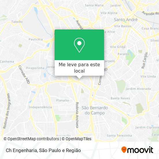 Ch Engenharia mapa