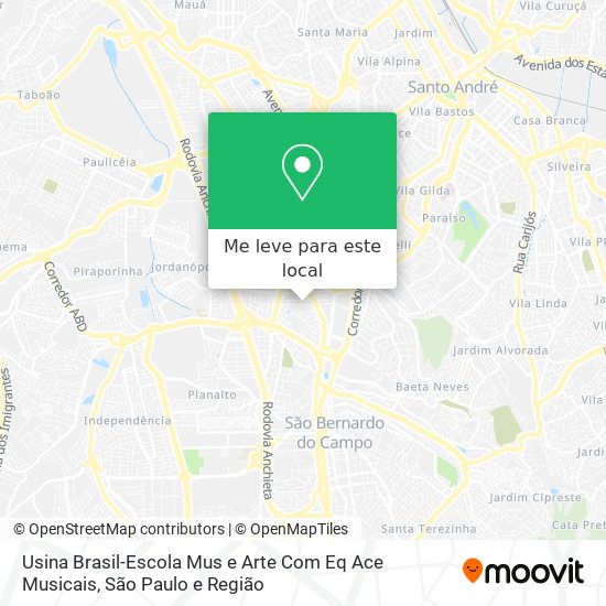 Usina Brasil-Escola Mus e Arte Com Eq Ace Musicais mapa