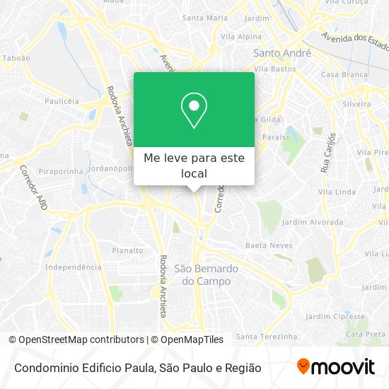 Condominio Edificio Paula mapa