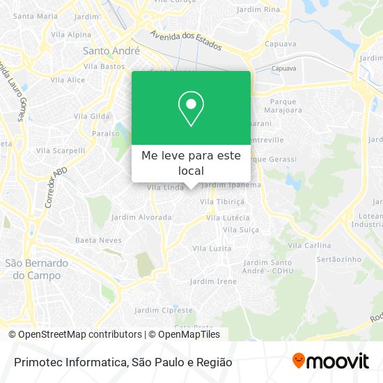 Primotec Informatica mapa