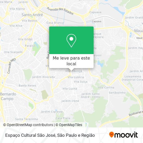 Espaço Cultural São José mapa