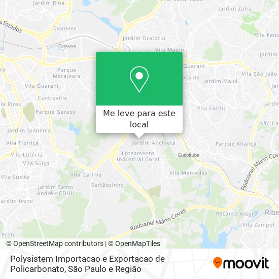 Polysistem Importacao e Exportacao de Policarbonato mapa