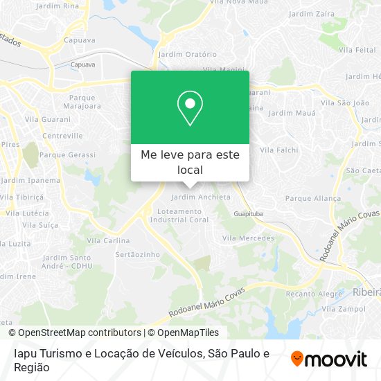 Iapu Turismo e Locação de Veículos mapa