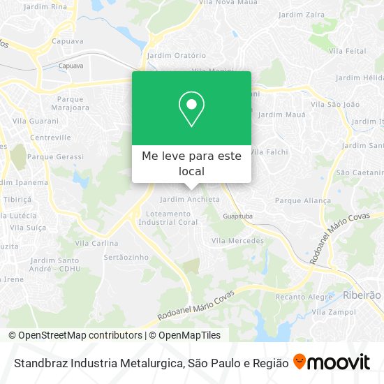 Standbraz Industria Metalurgica mapa