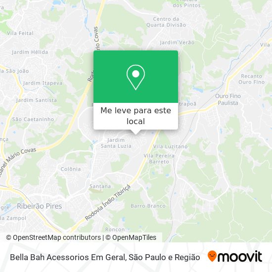 Bella Bah Acessorios Em Geral mapa