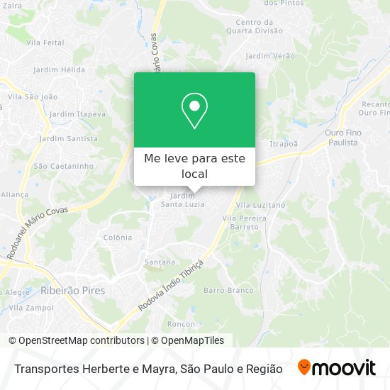 Transportes Herberte e Mayra mapa