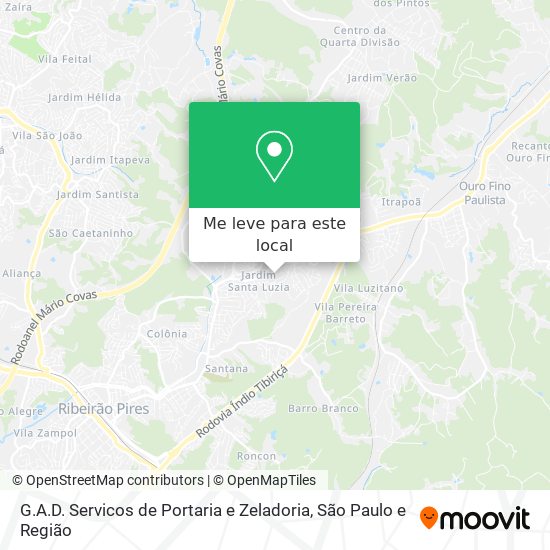 G.A.D. Servicos de Portaria e Zeladoria mapa