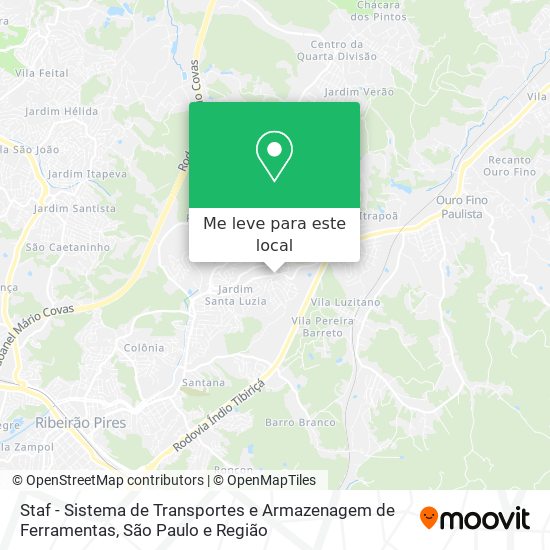 Staf - Sistema de Transportes e Armazenagem de Ferramentas mapa