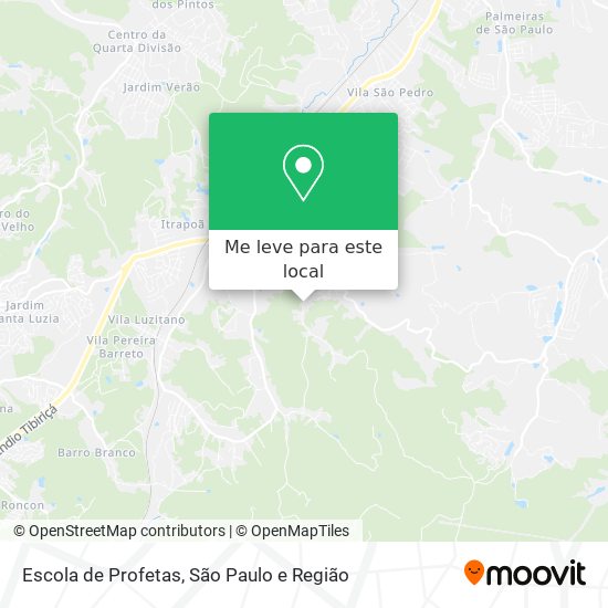 Escola de Profetas mapa