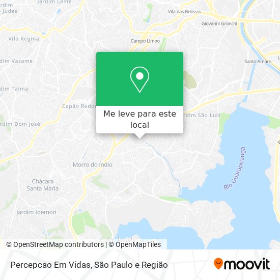 Percepcao Em Vidas mapa