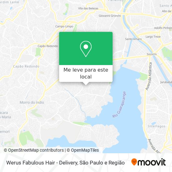 Werus Fabulous Hair - Delivery mapa