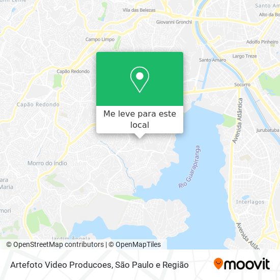 Artefoto Video Producoes mapa