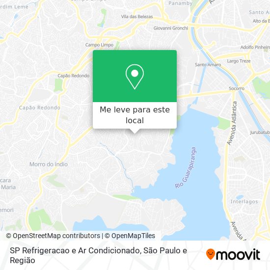 SP Refrigeracao e Ar Condicionado mapa