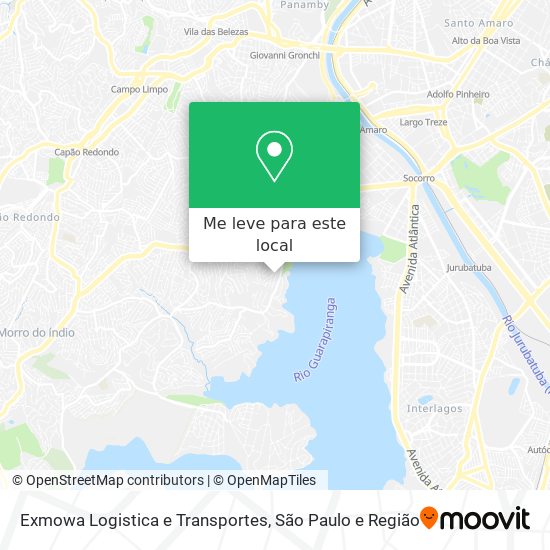 Exmowa Logistica e Transportes mapa