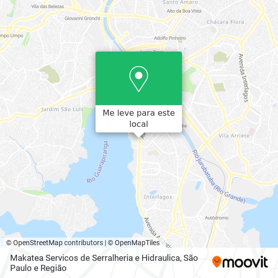 Makatea Servicos de Serralheria e Hidraulica mapa