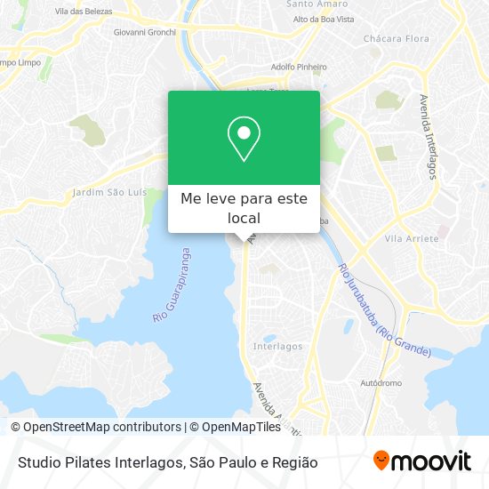 Studio Pilates Interlagos mapa