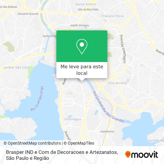 Brasper IND e Com de Decoracoes e Artezanatos mapa