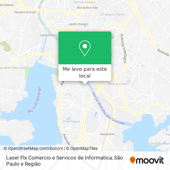 Laser Flx Comercio e Servicos de Informatica mapa