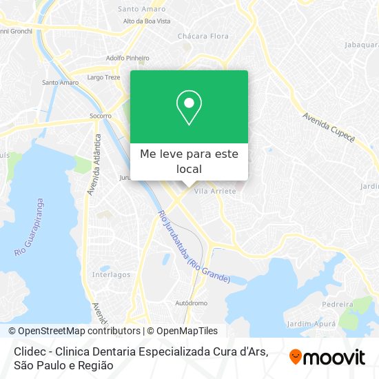 Clidec - Clinica Dentaria Especializada Cura d'Ars mapa