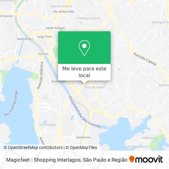 Magicfeet - Shopping Interlagos mapa