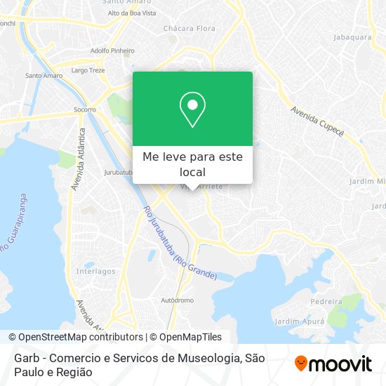 Garb - Comercio e Servicos de Museologia mapa