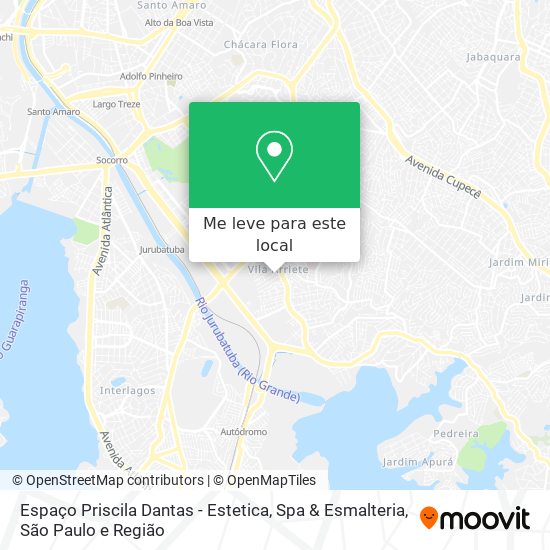 Espaço Priscila Dantas - Estetica, Spa & Esmalteria mapa