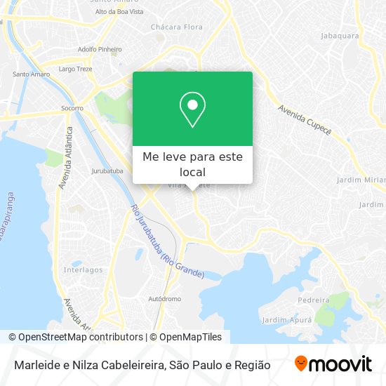 Marleide e Nilza Cabeleireira mapa