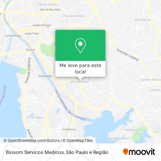 Biosom Servicos Medicos mapa