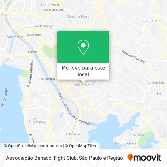 Associação Benacci Fight Club mapa
