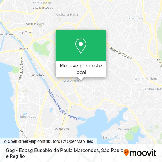 Geg - Eepsg Eusebio de Paula Marcondes mapa