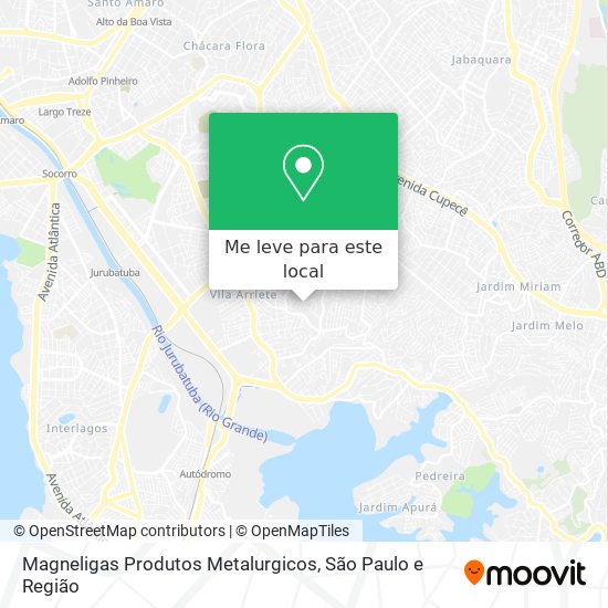 Magneligas Produtos Metalurgicos mapa