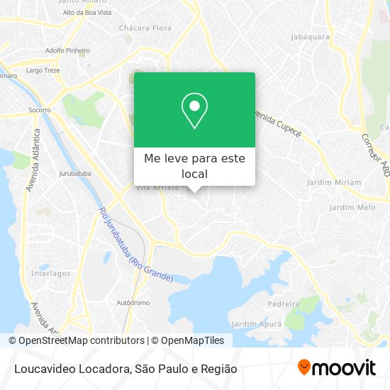 Loucavideo Locadora mapa