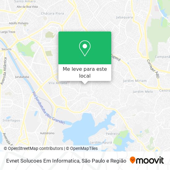 Evnet Solucoes Em Informatica mapa