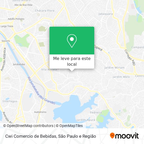 Cwi Comercio de Bebidas mapa