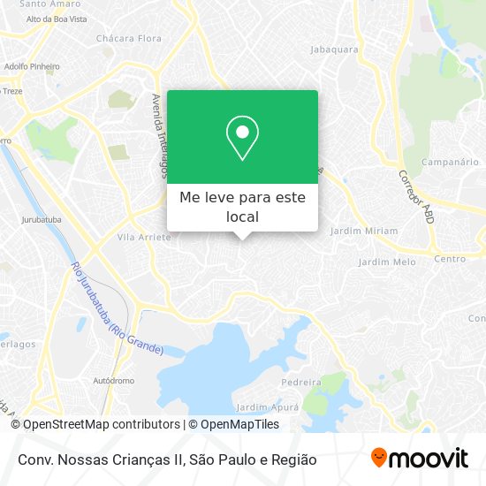 Conv. Nossas Crianças II mapa