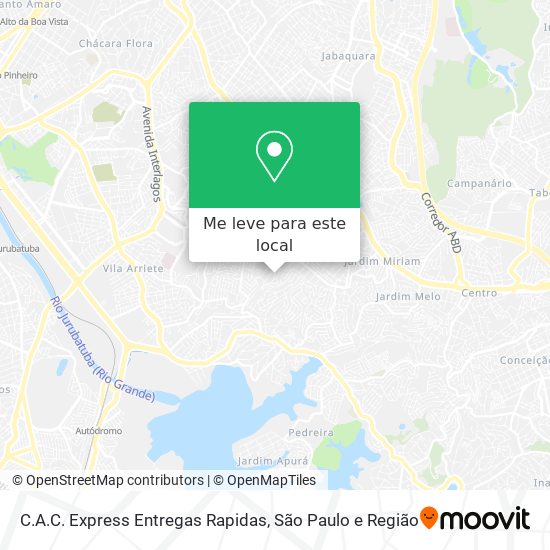 C.A.C. Express Entregas Rapidas mapa