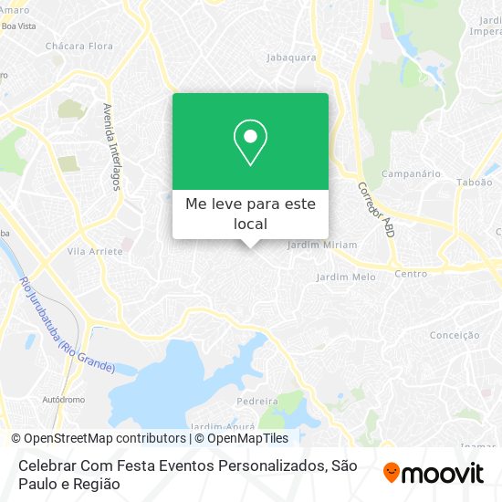 Celebrar Com Festa Eventos Personalizados mapa