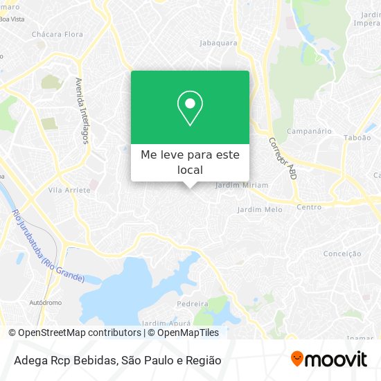 Adega Rcp Bebidas mapa