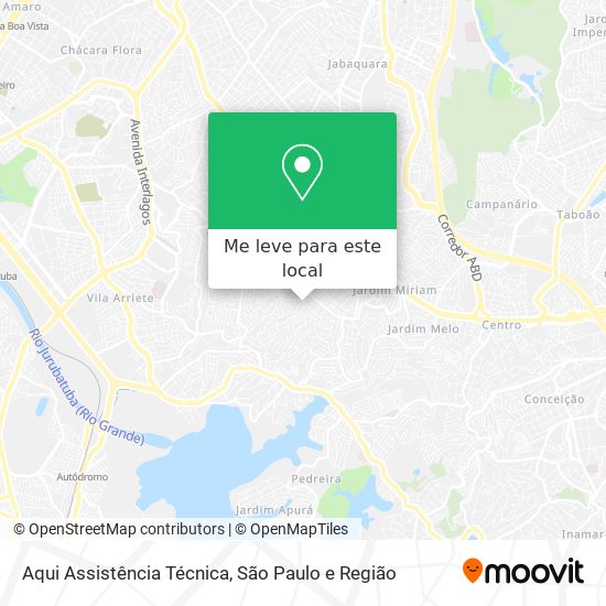 Aqui Assistência Técnica mapa