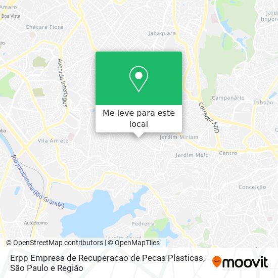 Erpp Empresa de Recuperacao de Pecas Plasticas mapa