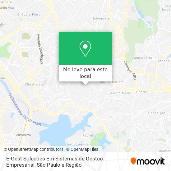 E-Gest Solucoes Em Sistemas de Gestao Empresarial mapa