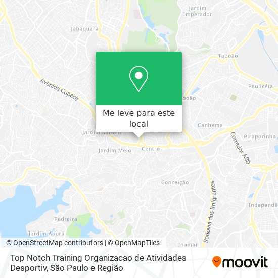 Top Notch Training Organizacao de Atividades Desportiv mapa