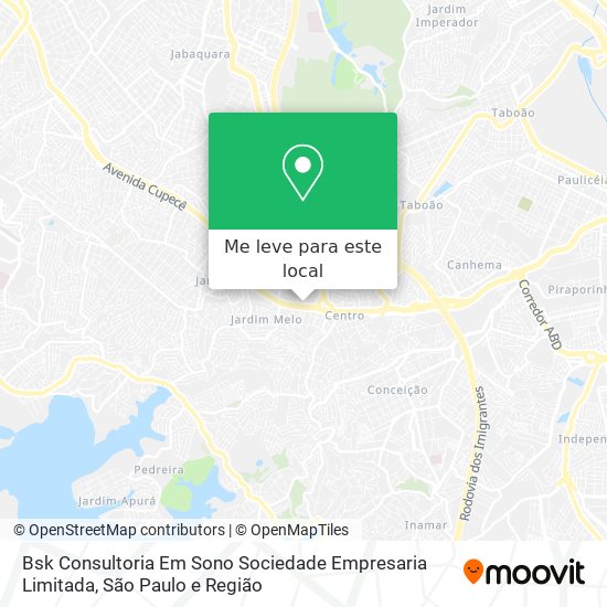 Bsk Consultoria Em Sono Sociedade Empresaria Limitada mapa