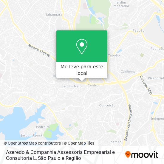 Azeredo & Companhia Assessoria Empresarial e Consultoria L mapa